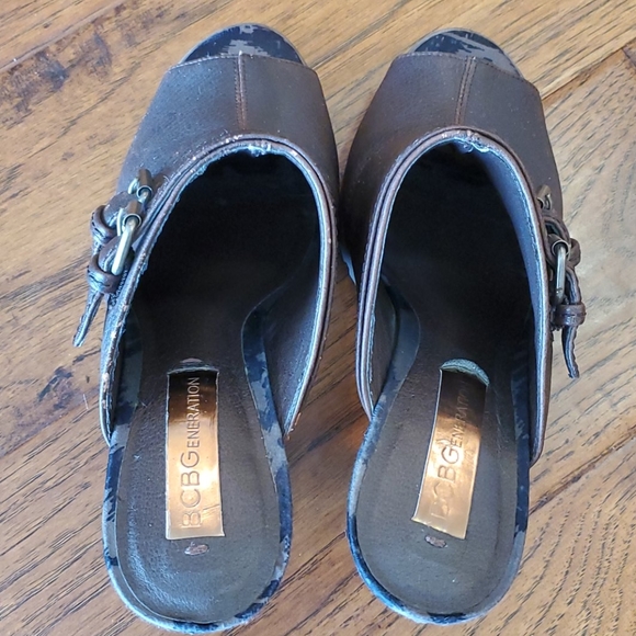 BC BG Open Toe Block Heel Shoes - Picture 4 of 6